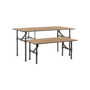 Natural Raw, Nesting Merchandising Table with Top
