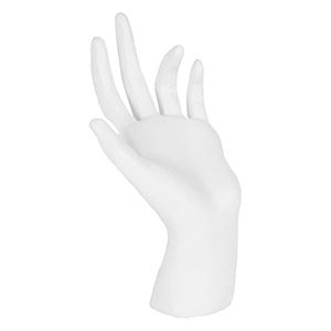 Jewelry Hand Display, White, 6.25" Height
