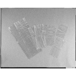 Clear Flat 1.5 Mil Poly Bags, 4" x 12"