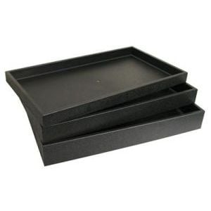 1.5" Black, Jewelry Display Trays