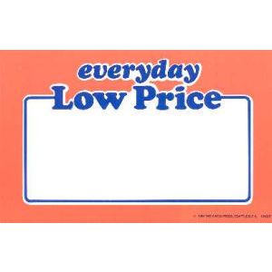 Every Day Low Price, Sign Cards