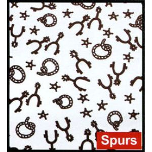 Spurs, Western Printed Tissue Paper